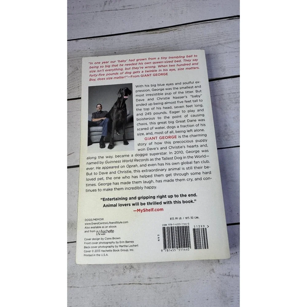Giant George Life with World's Biggest Dog Dave Nasser 2013 1st US Ed Paperback